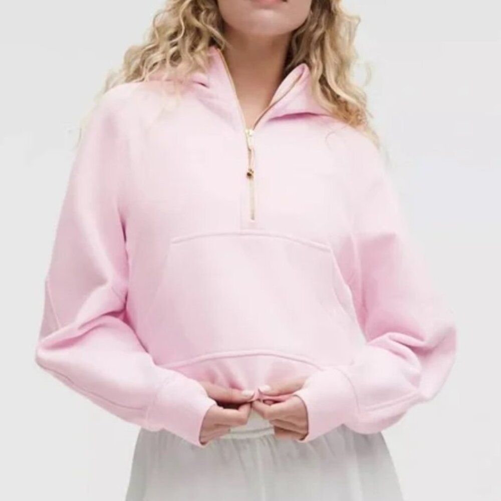 Lululemon Scuba Half-Zip Cropped Hoodie